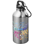 Oregon 400 ml aluminium water bottle with carabiner 2