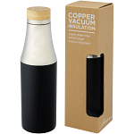 Hulan 540 ml copper vacuum insulated stainless steel bottle with bamboo lid 1