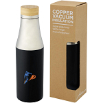 Hulan 540 ml copper vacuum insulated stainless steel bottle with bamboo lid 2