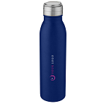 Harper 700 ml stainless steel water bottle with metal loop 2