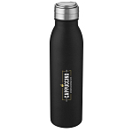 Harper 700 ml stainless steel water bottle with metal loop 2