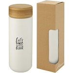 Lumi 300 ml ceramic tumbler with bamboo lid 2