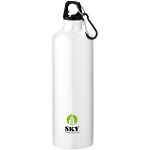 Oregon 770 ml RCS certified recycled aluminium water bottle with carabiner 2