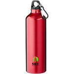 Oregon 770 ml RCS certified recycled aluminium water bottle with carabiner 2