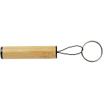 Cane bamboo key ring with light 3