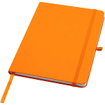 Teak A5 recycled hard cover notebook with lined pages 1