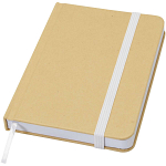 Reed A6 recycled hard cover notebook with plain pages 1