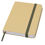 Reed A6 recycled hard cover notebook with plain pages 1