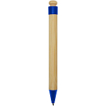 Rattan bamboo and recycled plastic ballpoint pen (black ink) 4