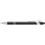 Kish ballpoint pen with silver finish (black ink) 2