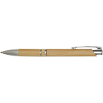 Wicker bamboo ballpoint pen (black ink) 3