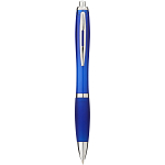 Nash ballpoint pen with coloured barrel and grip 1