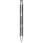 Moneta anodized aluminium click ballpoint pen (blue ink) 3