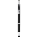 Moneta anodized aluminium click stylus ballpoint pen (blue ink) 3