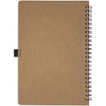 Cobble A5 wire-o recycled cardboard notebook with stone paper 4