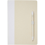 Dairy Dream A5 size reference recycled milk cartons notebook and ballpoint pen set 3