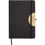 Laura A5 hard cover notebook and ballpoint pen gift set (black ink) 2