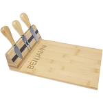 Mancheg bamboo magnetic cheese board and tools 3