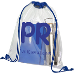 Lancaster transparent drawstring bag 5L 2