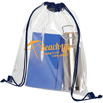 Lancaster transparent drawstring bag 5L 2