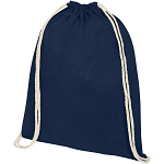 Oregon 100 g/m² cotton drawstring backpack 1