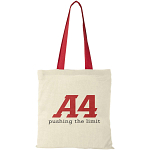 Nevada 100 g/m² cotton tote bag coloured handles 7L 3