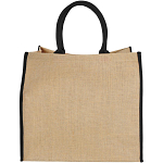 Harry coloured edge jute tote bag 25L 4