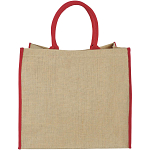 Harry coloured edge jute tote bag 25L 3