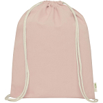 Orissa 100 g/m² organic cotton drawstring bag 5L 3