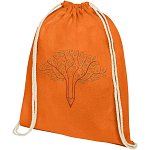 Oregon 140 g/m² cotton drawstring bag 5L 2