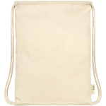 Orissa 140 g/m² organic cotton drawstring bag 5L 3