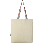 Rainbow 180 g/m² recycled cotton tote bag 5L 4