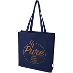 Florida 270 g/m² GRS recycled gusset tote bag 14L 2