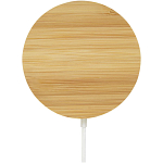 Atra 10W bamboo magnetic wireless charging pad 4