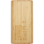 Tulda 20.000 mAh bamboo power bank 4