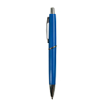 Abs plastic snap pen with coloured barrel and metal clip, jumbo refill 2