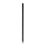 Black wooden pencil with graphite lead, black wood, cylindrical cross-section 1