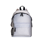 600d polyester 3-pocket backpack (one mesh side pocket). adjustable shoulder straps 2