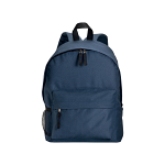 600d polyester 3-pocket backpack (one mesh side pocket). adjustable shoulder straps 2