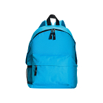 600d polyester 3-pocket backpack (one mesh side pocket). adjustable shoulder straps 2