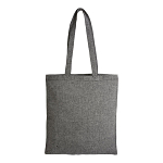 150 g/m2 recycled cotton shopping bag, melange effect, long handles 3