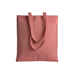 150 g/m2 recycled cotton shopping bag, melange effect, long handles 2