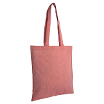 150 g/m2 recycled cotton shopping bag, melange effect, long handles 4