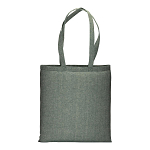 150 g/m2 recycled cotton shopping bag, melange effect, long handles 2