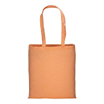 150 g/m2 recycled cotton shopping bag, melange effect, long handles 2