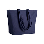 280 g-m2 cotton shopping bag, long handles and bottom gusset 1