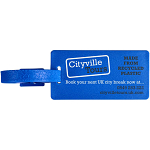 River recycled window luggage tag 2