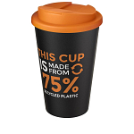 Americano® Eco 350 ml recycled tumbler with spill-proof lid 2