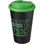 Americano® Eco 350 ml recycled tumbler with spill-proof lid 2