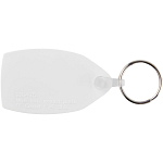 Tait rectangular-shaped recycled keychain 4